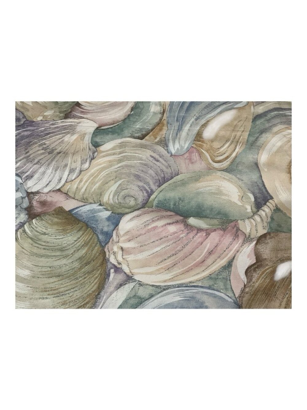 Cone Mills David and Dash Home Decor Fabric 2 Yards x 56" Wide Seashell Print